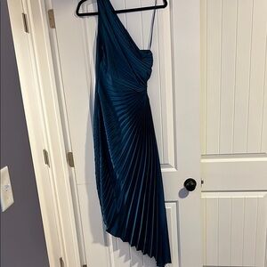 Dress Forum Blue One Shoulder Asymmetrical Sundress